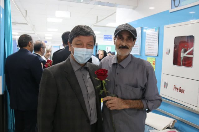 دیدار نوروزی باکارمندان بیمارستان شهید کامیاب