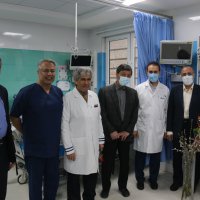 دیدار نوروزی باکارمندان بیمارستان شهید کامیاب