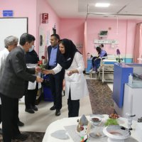 دیدار نوروزی باکارمندان بیمارستان شهید کامیاب