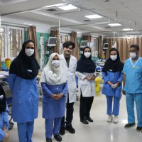 دیدار نوروزی باکارمندان بیمارستان شهید کامیاب