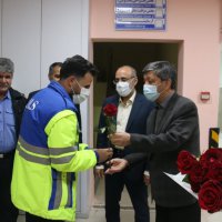 دیدار نوروزی باکارمندان بیمارستان شهید کامیاب