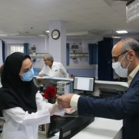 دیدار نوروزی باکارمندان بیمارستان شهید کامیاب
