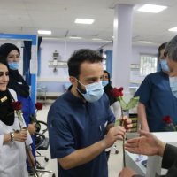 دیدار نوروزی باکارمندان بیمارستان شهید کامیاب