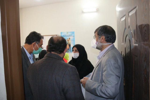 بازدیدرئیس دانشگاه ازمرکزجامع سلامت روستایی امیرآباد