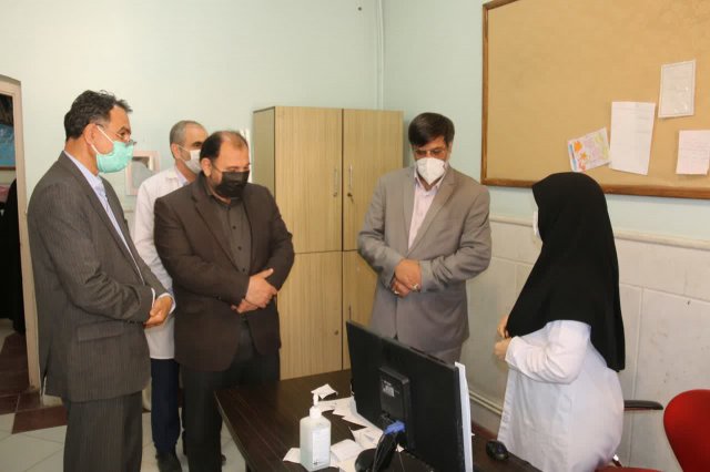 بازدیدرئیس دانشگاه ازمرکزجامع سلامت روستایی امیرآباد