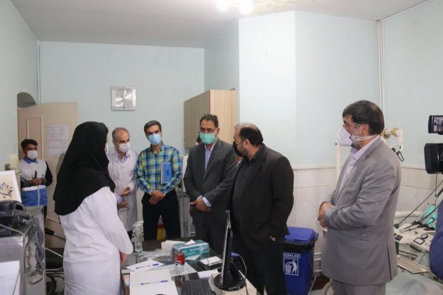 بازدیدرئیس دانشگاه ازمرکزجامع سلامت روستایی امیرآباد