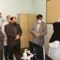 بازدیدرئیس دانشگاه ازمرکزجامع سلامت روستایی امیرآباد