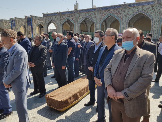 مراسم تشییع مرحوم دکتر کمال الدینی