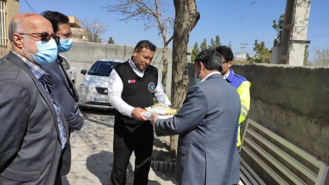 بازدید نوروزی معاون توسعه دانشگاه از شبکه بهداشت و درمان فریمان