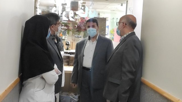 بازدید نوروزی معاون توسعه دانشگاه از شبکه بهداشت و درمان فریمان