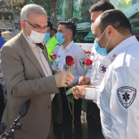 حضور وزیر بهداشت و بررسی خدمات حوزه سلامت در حریم حرم رضوی