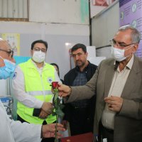 حضور وزیر بهداشت و بررسی خدمات حوزه سلامت در حریم حرم رضوی