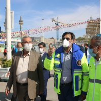حضور وزیر بهداشت و بررسی خدمات حوزه سلامت در حریم حرم رضوی