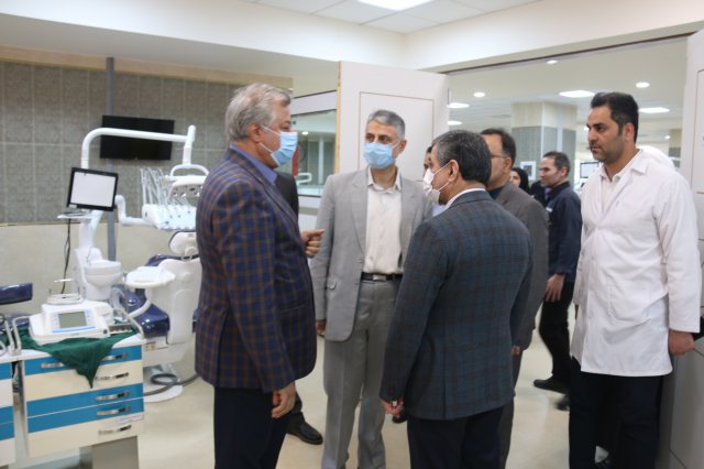 بهره برداری از بخش دندانپزشکی دیجیتال با حضور معاون آموزشی وزیر بهداشت