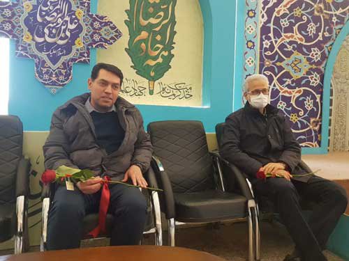 دکتر فریدون عبدالملکی رئیس دانشگاه علوم پززشکی کردستان- دکتر علیرضا امانی رئیس دانشگاه علوم پززشکی اراک   