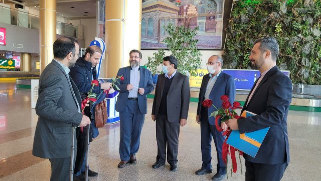 دکتر محمدجواد حیدری پور مدیر کل امور خیرین و دکتر حسین فرزانه رئیس مرکز حراست وزارت بهداشت