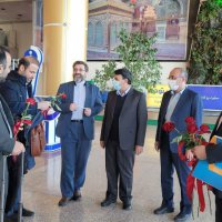 دکتر محمدجواد حیدری پور مدیر کل امور خیرین و دکتر حسین فرزانه رئیس مرکز حراست وزارت بهداشت