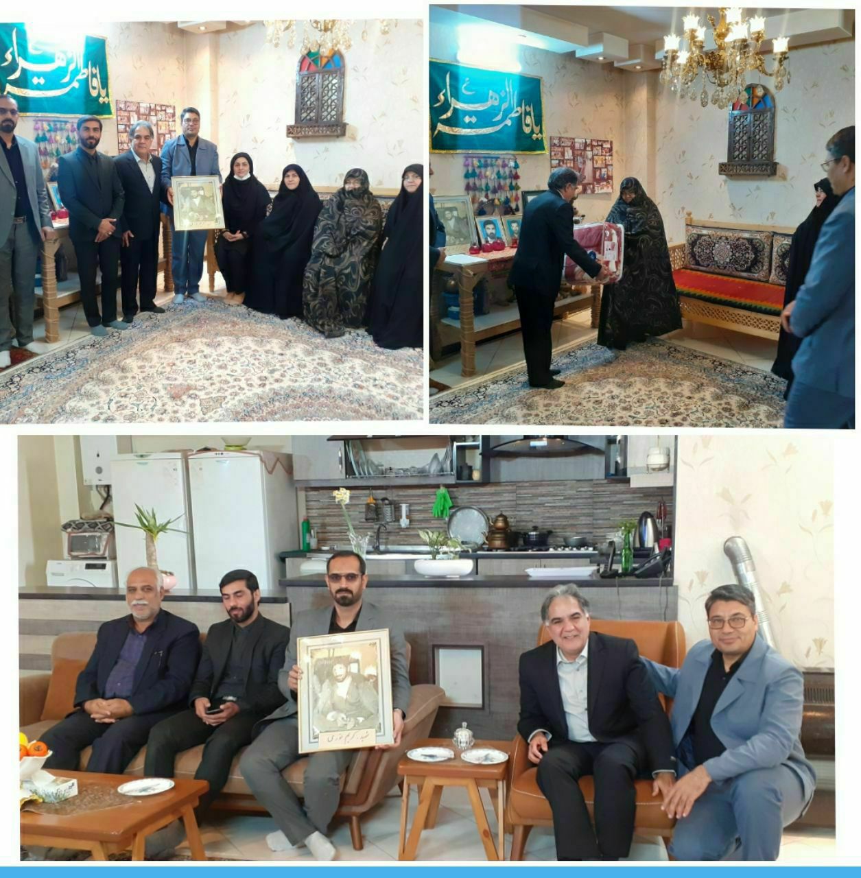 مرکز ثامن و بازدید از خانواده شهدای سلامت
